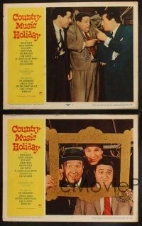 8r532 COUNTRY MUSIC HOLIDAY 4 LCs '58 Zsa Zsa Gabor, Ferlin Husky & other country music stars!