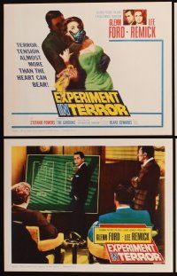 8r082 EXPERIMENT IN TERROR 8 LCs '62 Glenn Ford, Lee Remick, Stefanie Powers, Blake Edwards!
