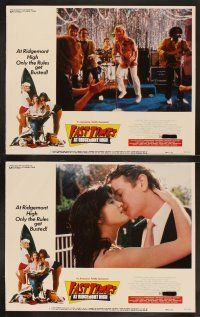 8r086 FAST TIMES AT RIDGEMONT HIGH 8 LCs '82 Sean Penn as Spicoli, sexy Phoebe Cates, classic!