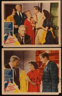 8r538 FATHER'S LITTLE DIVIDEND 4 LCs '51 Elizabeth Taylor, Spencer Tracy & Don Taylor!