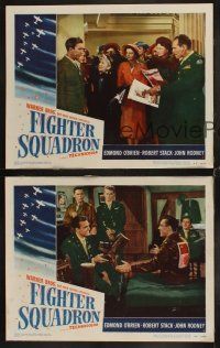 8r644 FIGHTER SQUADRON 3 LCs '48 Edmund O'Brien, Robert Stack, sky-high action spectacle!