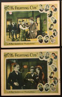 8r432 FIGHTING CUB 5 LCs '25 Pat O'Malley, Wesley Barry, cast portraits in border art!