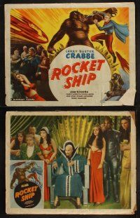 8r091 ROCKET SHIP 8 LCs R50 Buster Crabbe in the best serial ever
