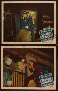 8r650 GAY CAVALIER 3 LCs '46 suave Gilbert Roland as The Cisco Kid, Ramsay Ames