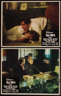 8r542 GODFATHER PART II 4 LCs '74 Al Pacino, Lee Strasberg, Francis Ford Coppola crime classic!