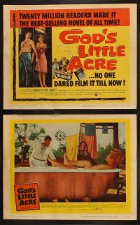 8r098 GOD'S LITTLE ACRE 8 LCs '58 Aldo Ray & sexy Tina Louise, anything goes in this Georgia family!