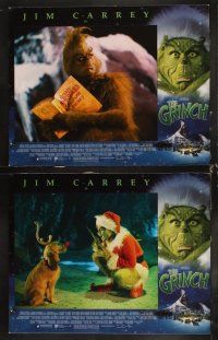 8r102 GRINCH 8 LCs '00 Jim Carrey, Dr. Seuss Christmas story directed by Ron Howard!