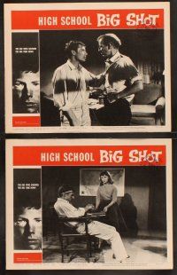 8r108 HIGH SCHOOL BIG SHOT 8 LCs '59 Roger Corman, Tom Pittmanm the kid who showed the big time how!