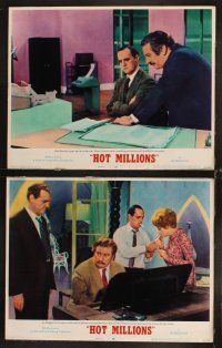 8r292 HOT MILLIONS 7 LCs '68 Peter Ustinov embezzles, Maggie Smith bedazzles, Karl Malden, Newhart