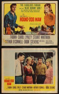 8r111 HOUND-DOG MAN 8 LCs '59 Fabian starring in his first movie with pretty Carol Lynley!