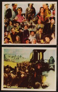 8r293 HOW THE WEST WAS WON 7 int'l LCs '64 John Ford epic, Debbie Reynolds & Gregory Peck!