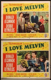 8r445 I LOVE MELVIN 5 LCs '53 Donald O'Connor & Debbie Reynolds, the screen's terrific team!