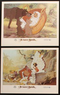8r354 JUNGLE BOOK 6 LCs R84 Walt Disney cartoon classic, great images of Mowgli & friends!