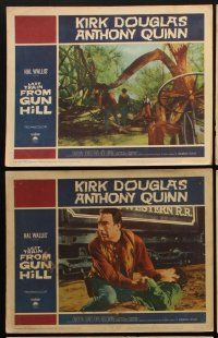 8r359 LAST TRAIN FROM GUN HILL 6 LCs '59 Kirk Douglas, Anthony Quinn, directed by John Sturges!