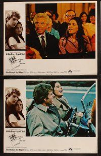 8r146 LOVE STORY 8 LCs '70 great romantic close up of Ali MacGraw & Ryan O'Neal!