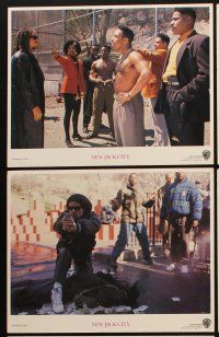 8r363 NEW JACK CITY 6 LCs '91 cool images of Wesley Snipes, Ice-T, Mario Van Peebles, Judd Nelson!
