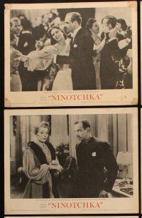 8r364 NINOTCHKA 6 LCs R62 Greta Garbo with Melvyn Douglas, directed by Ernst Lubitsch!