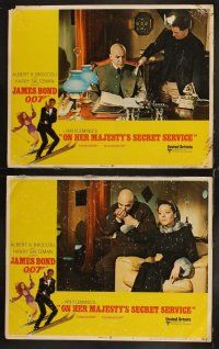 8r300 ON HER MAJESTY'S SECRET SERVICE 7 LCs '70 George Lazenby as James Bond, Telly Savalas!