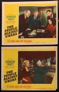 8r368 PEOPLE AGAINST O'HARA 6 LCs '51 Spencer Tracy against sinister forces that prey on youth!