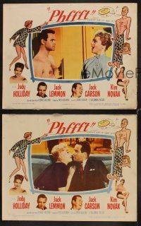 8r693 PHFFFT 3 LCs '54 Jack Lemmon, Judy Holliday, Jack Garson, romantic comedy!