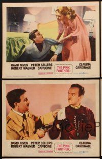 8r474 PINK PANTHER 5 LCs '64 Peter Sellers, David Niven, Capucine, directed by Blake Edwards!