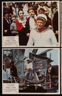 8r184 POPEYE 8 LCs '80 Robert Altman, Robin Williams & Shelley Duvall as E.C. Segar's characters!