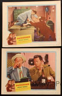 8r478 QUICKSAND 5 LCs '50 Mickey Rooney, jeanne Cagney, film noir directed by Irving Pichel!