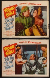 8r700 ROAD TO BALI 3 LCs '52 Bing Crosby, Bob Hope, Dorothy Lamour and sexy harem girls!