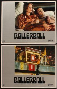 8r377 ROLLERBALL 6 LCs '75 James Caan & sexy Maud Adams in a future where war does not exist!