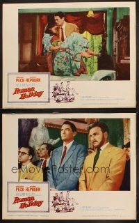 8r702 ROMAN HOLIDAY 3 LCs R60 Audrey Hepburn, Gregory Peck, Eddie Albert, William Wyler