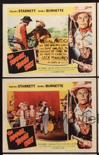 8r481 ROUGH TOUGH WEST 5 LCs '52 Charles Starrett as Durango Kid & Smiley Burnette at their best!