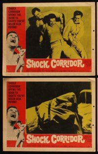 8r198 SHOCK CORRIDOR 8 LCs '63 Sam Fuller's masterpiece that exposed psychiatric treatment!