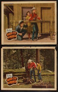 8r710 SILVER CITY BONANZA 3 LCs '51 cool western images of Rex Allen, Buddy Ebsen, Mary Ellen Kay!