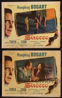 8r586 SIROCCO 4 LCs '51 Humphrey Bogart goes beyond Casablanca in Damascus, sexy Marta Toren!