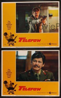8r214 TELEFON 8 LCs '77 sexy Lee Remick, Pleasance, they'll do anything to stop Charles Bronson!