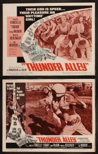 8r222 THUNDER ALLEY 8 LCs '67 Annette Funicello, Fabian, car racing, lots of fighting!