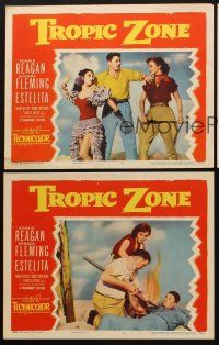 8r722 TROPIC ZONE 3 LCs '53 Ronald Reagan with Rhonda Fleming & sexy Estelita!
