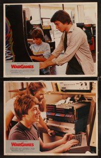 8r236 WARGAMES 8 LCs '83 teen Matthew Broderick plays video games to start World War III!