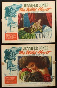 8r509 WILD HEART 5 LCs '52 Jennifer Jones' fox has Gone to Earth, Powell & Pressburger!