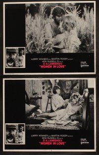 8r247 WOMEN IN LOVE 8 int'l LCs '70 Ken Russell, D.H. Lawrence, Bates, Oliver Reed, Glenda Jackson