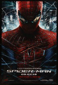 8s026 AMAZING SPIDER-MAN teaser DS FrenchUS 1sh '12 Andrew Garfield in title role!