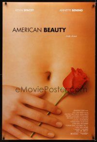 8s027 AMERICAN BEAUTY DS 1sh '99 Sam Mendes Academy Award winner, sexy close up image!