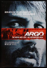 8s039 ARGO teaser DS 1sh '12 Ben Affleck, based on the declassified true story!