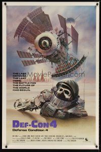 8s218 DEF-CON 4 int'l 1sh '84 really cool R. Obero post-apocalyptic sci-fi artwork!