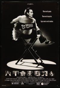 8s236 ED WOOD DS 1sh '94 Tim Burton, Johnny Depp in the director's chair, mostly true!