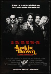 8s423 JACKIE BROWN advance DS 1sh '97 Quentin Tarantino, Santa's got a brand new bag!