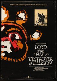 8s485 LORD OF THE DANCE/DESTROYER OF ILLUSION 1sh '86 Tibetan Tantric ritual documentary!