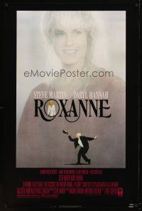 8s613 ROXANNE 1sh '87 Steve Martin as modern Cyrano de Bergerac, Daryl Hannah, Fred Schepisi