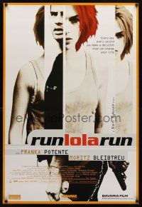 8s614 RUN LOLA RUN int'l 1sh '99 sexy Franka Potente runs, Tom Tykwer, Lola Rennt!