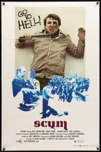 8s638 SCUM 1sh '80 directed by Alan Clarke, Ray Winstone, Mick Ford, Julian Firth